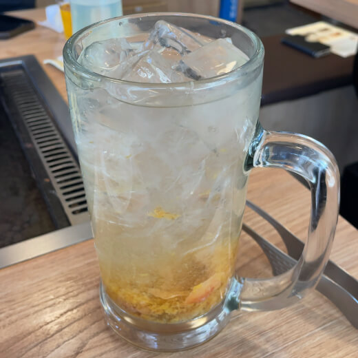 えびせん　梅干しサワーmega